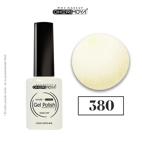 Esmalte Gel Polish Classic Soak Off 380 Cherimoya 8ml - Chuys Beautys | Chuy's Beautys