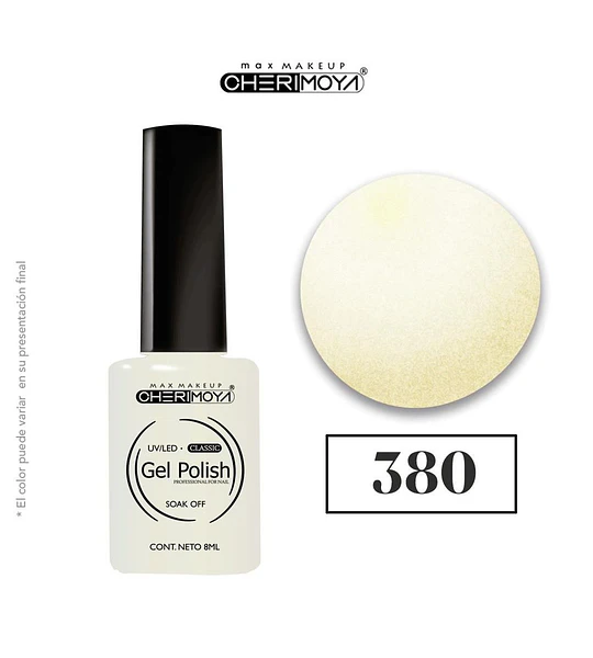 Esmalte Gel Polish Classic Soak Off 380 Cherimoya 8ml