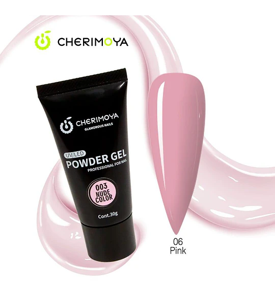 Gel en polvo UV/LED Cherimoya 003 Nude Color 30g
