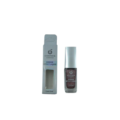 Esmalte efecto espejo Cherimoya Mirror Effect Liquid Cont. 5ml - Chuys Beautys | Chuy's Beautys