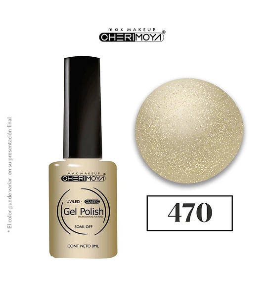 Gel Polish UV/LED Classic Soak Off 470 Cherimoya 8ml