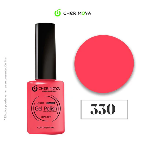 Gel Polish UV/LED Classic 330 Soak Off Cherimoya 8ml - Chuys Beautys | Chuy's Beautys