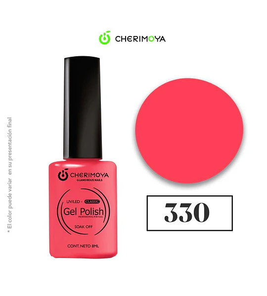 Gel Polish UV/LED Classic 330 Soak Off Cherimoya 8ml