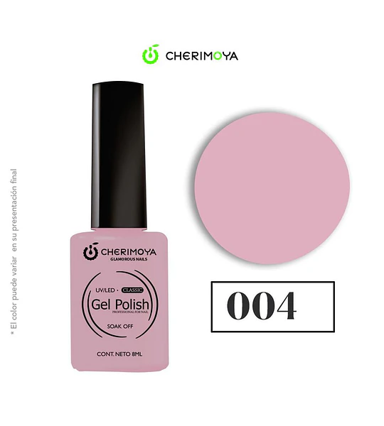 Esmalte Gel Polish Classic 004 Rosa Cherimoya 8ml
