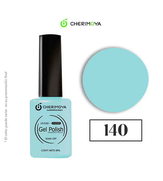 Esmalte Gel Polish Classic 140 Celeste Cherimoya 8ml