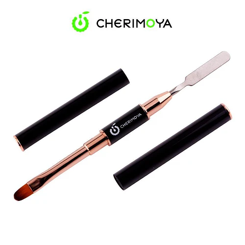 Herramienta doble para uñas pincel y espátula Cherimoya - Chuys Beautys | Chuy's Beautys