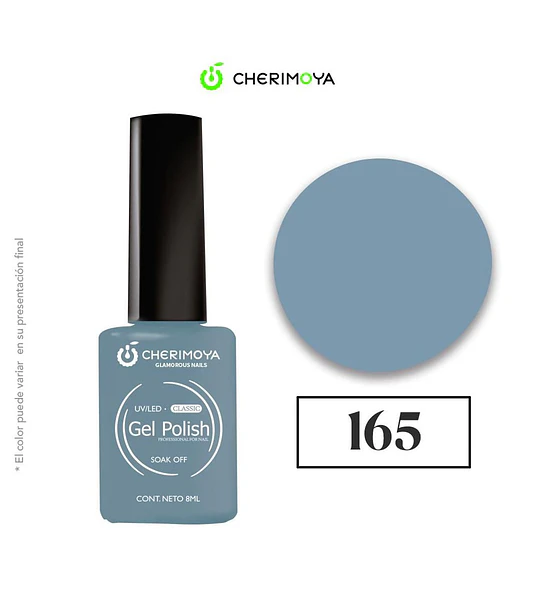 Esmalte Gel Polish Cherimoya 165 Soak Off 8ml