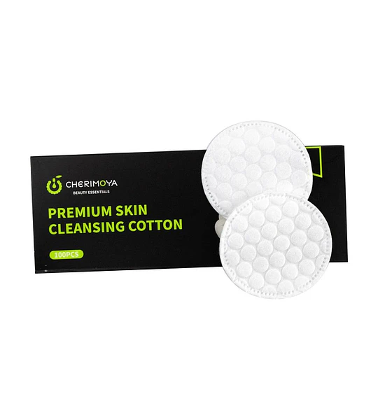 Algodón Limpieza Facial Premium Cherimoya 100 Piezas