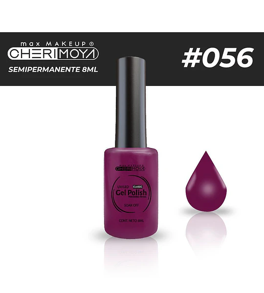 Esmalte Gel Polish Semipermanente 8ml #056 Cherimoya