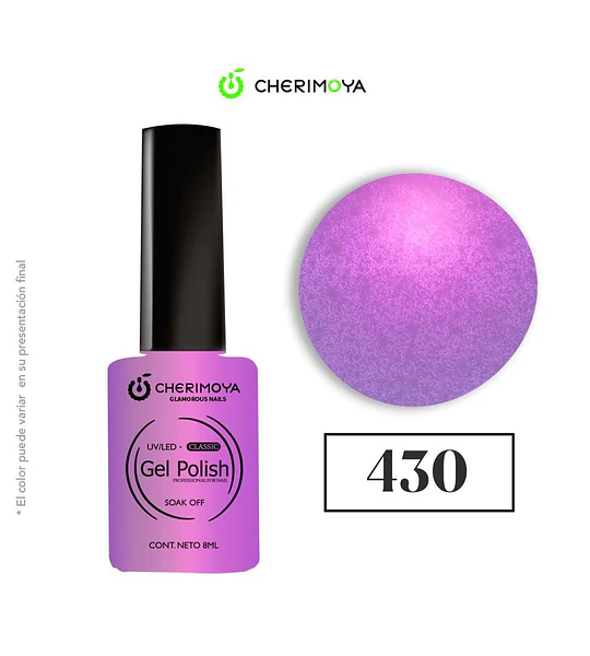 Gel Polish Clásico 430 Cherimoya UV/LED Soak Off 8ml