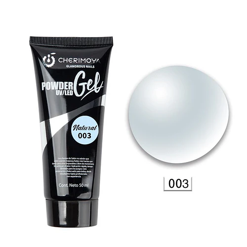 Gel UV/LED Powder Natural 003 Cherimoya 50 ml - Chuys Beautys | Chuy's Beautys