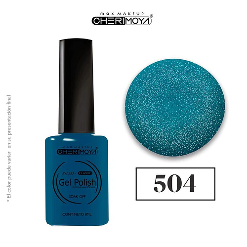 Gel Polish Classic 504 Cherimoya Soak Off 8ml - Chuys Beautys | Chuy's Beautys