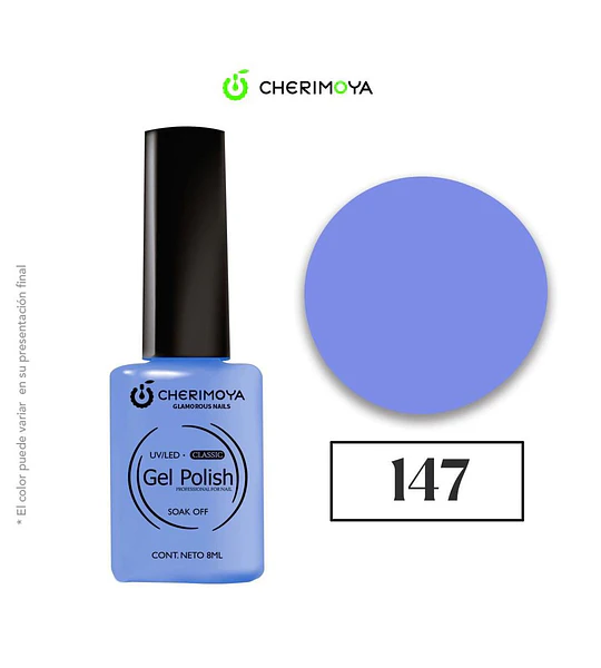 Gel Polish Cherimoya Classic 147 UV/LED Soak Off 8ml