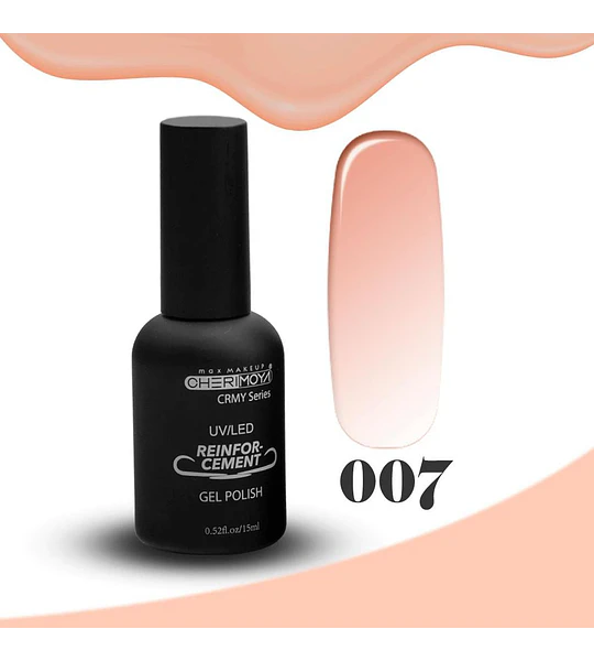Esmalte Gel UV/LED Cherimoya Refuerzo 007 15ml