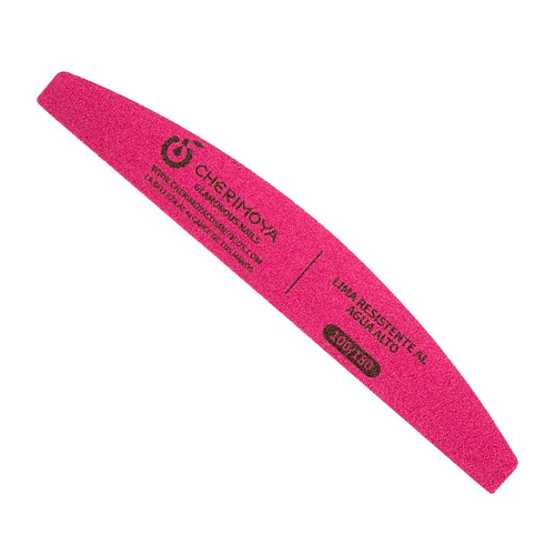Lima para uñas curva 100/180 gris Cherimoya - Chuys Beautys | Chuy's Beautys
