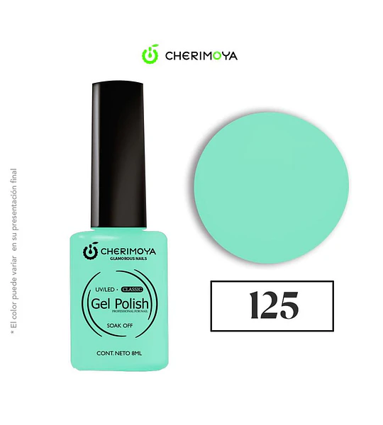 Esmalte Gel Polish Classic 125 Menta Cherimoya 8ml