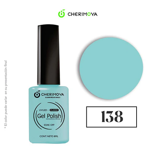 Esmalte Gel Polish Classic 138 Cherimoya 8ml - Chuys Beautys | Chuy's Beautys