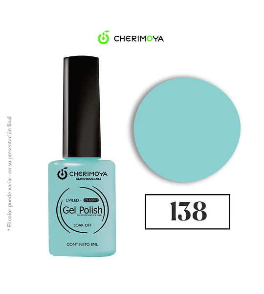 Esmalte Gel Polish Classic 138 Cherimoya 8ml