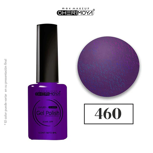 Gel Polish UV/LED Classic Soak Off 460 Cherimoya 8ml - Chuys Beautys | Chuy's Beautys