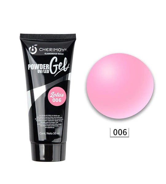Gel en polvo UV/LED Lotus 006 Cherimoya 50 ml