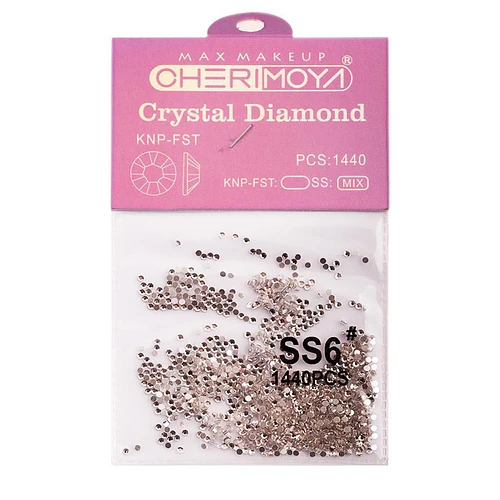 Cristales de Diamante para Uñas Cherimoya SS6 Mix 1440 piezas - Chuys Beautys | Chuy's Beautys