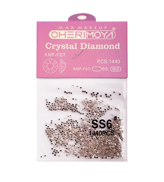 Cristales de Diamante para Uñas Cherimoya SS6 Mix 1440 piezas