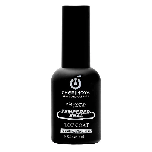 Top Coat Gel Tempered Seal UV/LED Cherimoya 15ml - Chuys Beautys | Chuy's Beautys