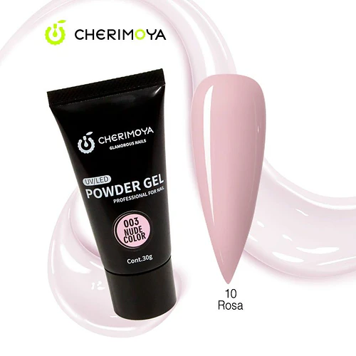 Gel en Polvo UV/LED Cherimoya 003 Nude Color Profesional para Uñas 30g - Chuys Beautys | Chuy's Beautys