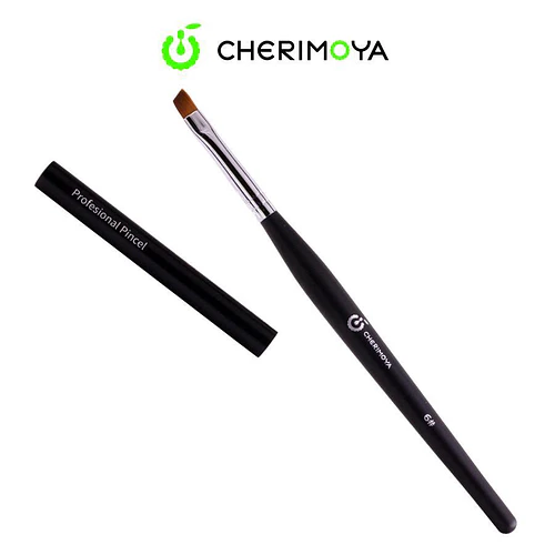 Pincel plano para gel Cherimoya profesional 6# - Chuys Beautys | Chuy's Beautys