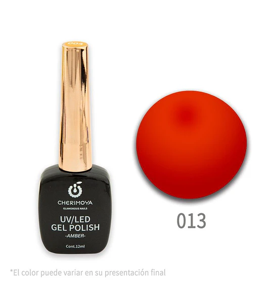 Esmalte Gel UV/LED Cherimoya Amber 013 12ml
