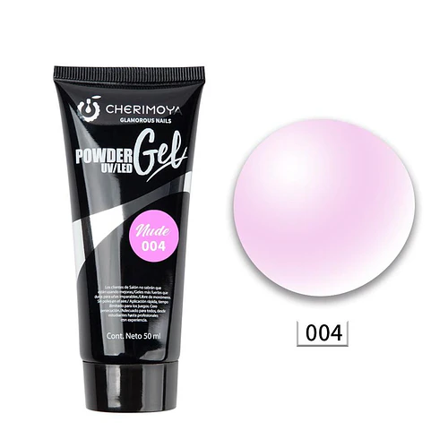 Gel en Polvo UV/LED Nude 004 Cherimoya Glamorous Nails 50ml - Chuys Beautys | Chuy's Beautys