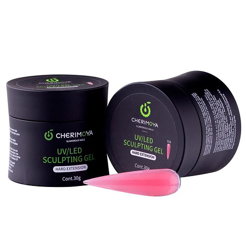 Gel Escultor UV/LED Hard Extension Cherimoya 30g Rosa - Chuys Beautys | Chuy's Beautys