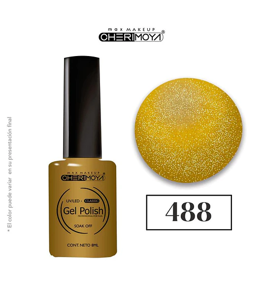 Gel Polish UV/LED Classic Soak Off 488 Cherimoya 8ml