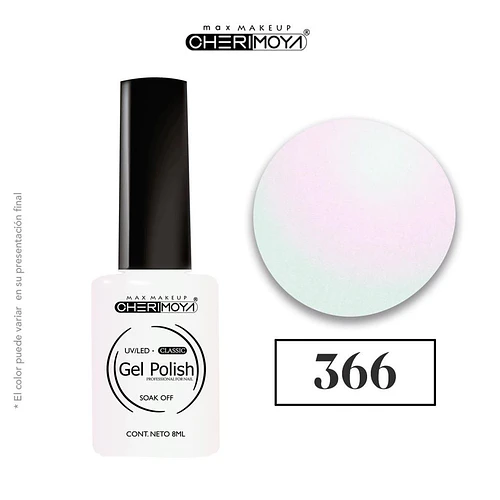 Gel Polish Soak Off 366 Cherimoya Profesional para Uñas 8ml - Chuys Beautys | Chuy's Beautys