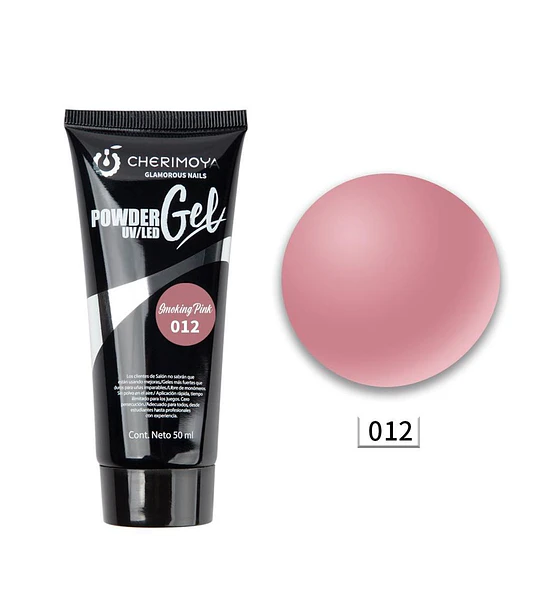 Gel en Polvo UV/LED Smoking Pink 012 Cherimoya 50 ml