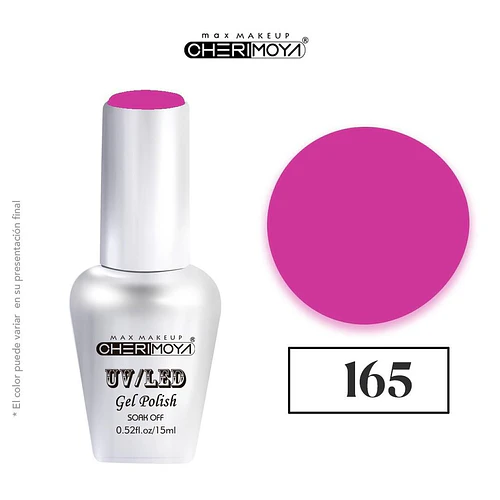 Esmalte Gel UV/LED Soak Off 165 Cherimoya 15ml - Chuys Beautys | Chuy's Beautys
