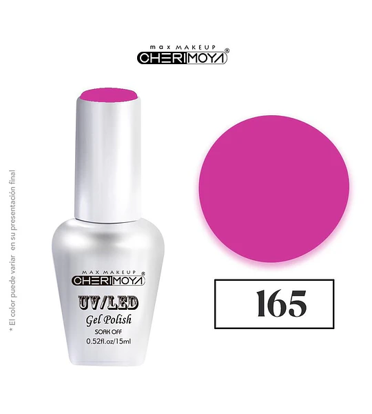 Esmalte Gel UV/LED Soak Off 165 Cherimoya 15ml