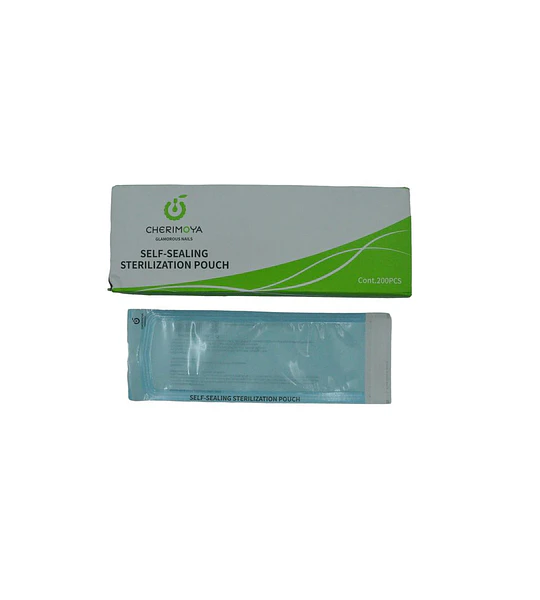 Bolsas de esterilización autoadhesivas Cherimoya para uñas - Contenido 200 unidades