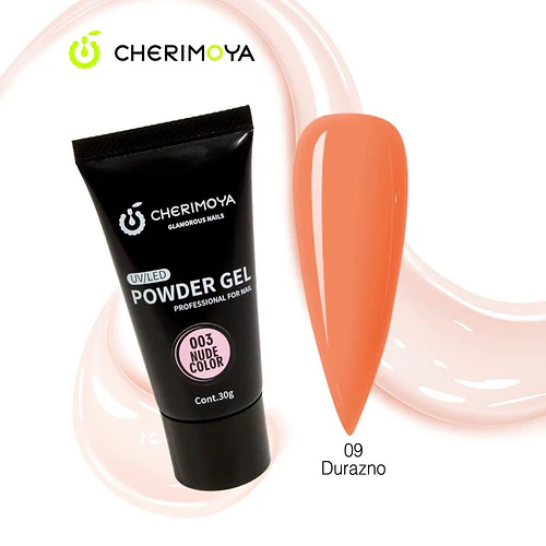 Gel en Polvo Cherimoya Profesional 003 Nude Color Durazno 30g - Chuys Beautys | Chuy's Beautys