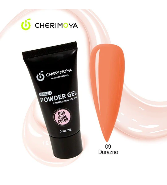 Gel en Polvo Cherimoya Profesional 003 Nude Color Durazno 30g