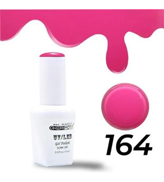 Esmalte Gel UV/LED Soak Off 164 Rosa Intenso Cherimoya 7.5ml
