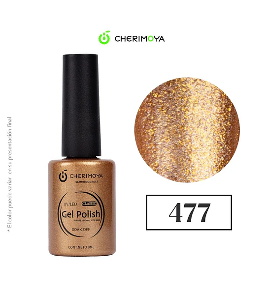 Esmalte Gel Polish UV/LED Classic 477 Soak Off Cherimoya
