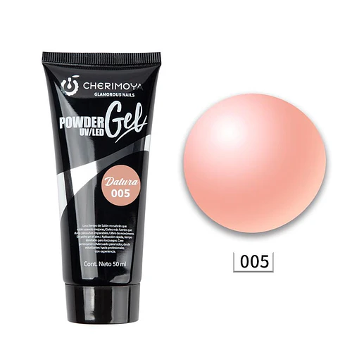 Gel UV/LED Powder Datura 005 Cherimoya 50 ml - Chuys Beautys | Chuy's Beautys