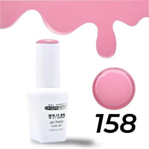 Esmalte Gel UV/LED Soak Off Color 158 Cherimoya - Chuys Beautys | Chuy's Beautys