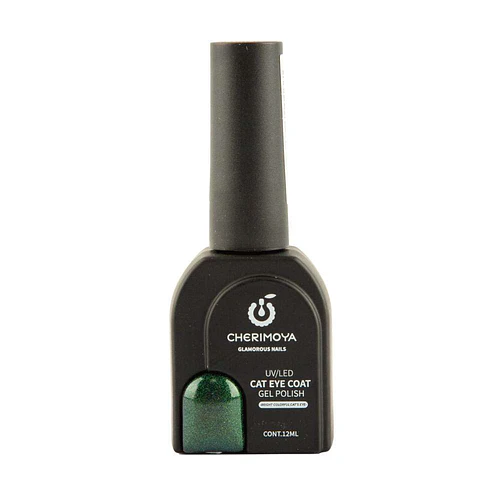 Esmalte Gel Cat Eye UV/LED Verde Brillante Cherimoya 12ml - Chuys Beautys | Chuy's Beautys
