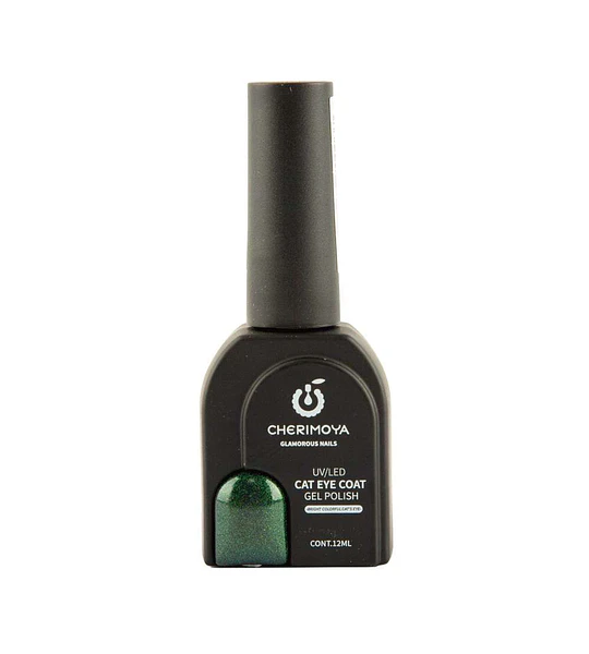 Esmalte Gel Cat Eye UV/LED Verde Brillante Cherimoya 12ml