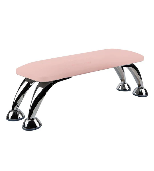Reposamanos para Uñas con Base Cromada Rosa