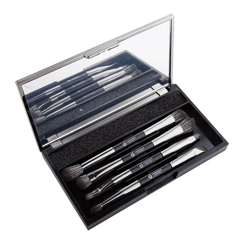 Set de 7 brochas de maquillaje Cherimoya con espejo - Chuys Beautys | Chuy's Beautys