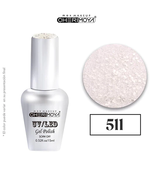 Esmalte Gel UV/LED Cherimoya Soak Off 511 15ml