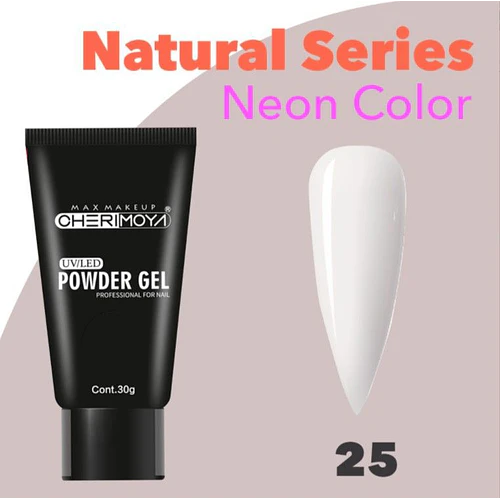 Gel en polvo UV/LED Cherimoya Natural Series Neon Color 25 30g - Chuys Beautys | Chuy's Beautys